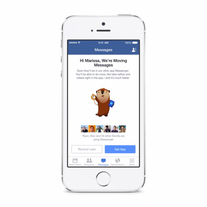 Facebook obriga todos a utilizar o Messenger